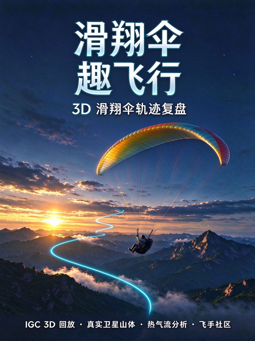 滑翔伞趣飞行